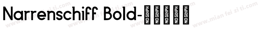 Narrenschiff Bold字体转换